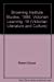 Browning Institute Studies, 1988: Victorian Learning (Victorian Literature & Culture)
