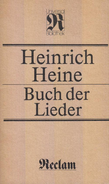 Buch der Lieder