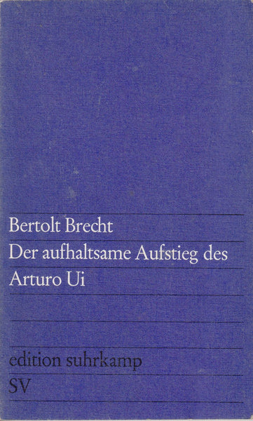 Der aufhaltsame Aufstieg des Arturo Ui