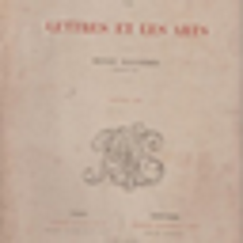 Lettres et les Arts Janvier 1889