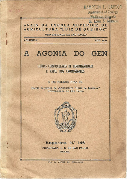 A agonia do gen: teorias corpusculares de hereditariedade e papel dos cromossomos