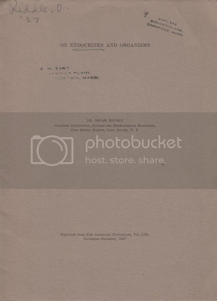 On Endocrines and Organisms