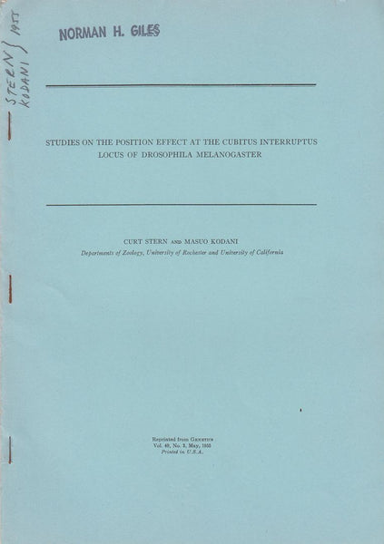 Studies on the Position Effect at the Cubitus Interruptus Locus of Drosophila Melanogaster