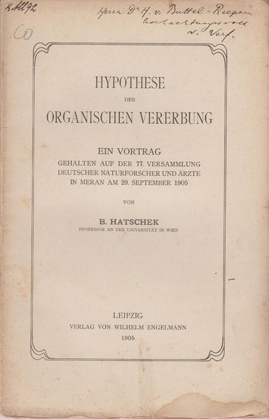 Hypothese der Organischen Vererbung