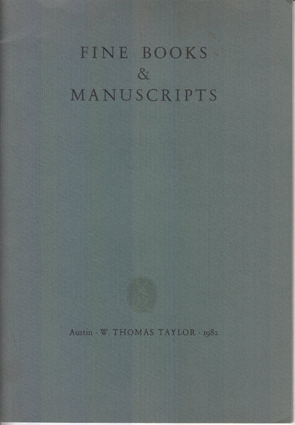 Fine Books & Manuscripts