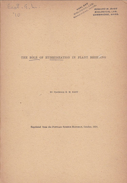 The Role of Hybridization in Plant Breeding