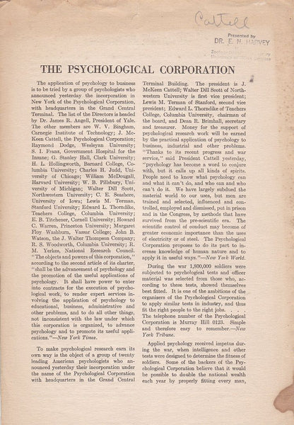 The Psychological Corporation