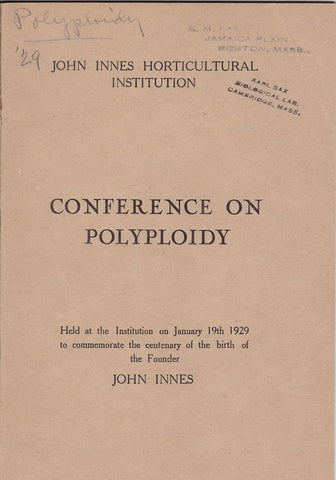 Conference on Polyploidy