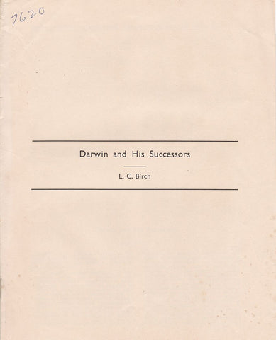 Darwin and His Successors