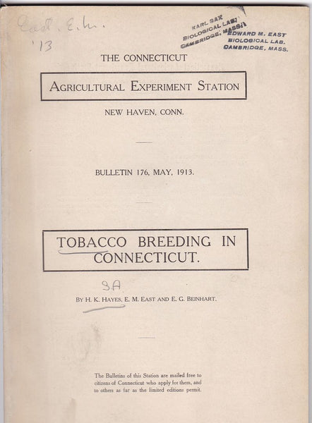 Tobacco Breeding in Connecticut