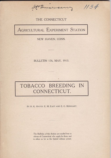 Tobacco Breeding in Connecticut