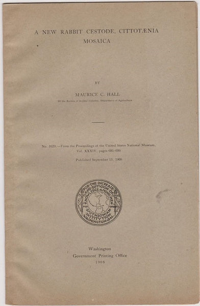 A New Rabbit Cestode, Cittotaenia Mosaica