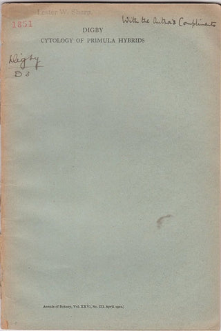 Cytology of Primula Hybrids