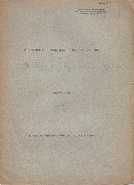 The Process of Egg Making in a Trematode