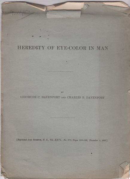 Heredity of Eye-Color in Man