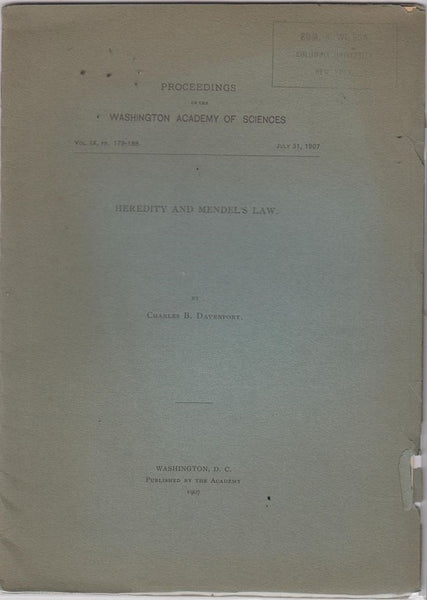 Heredity and Mendel's Law