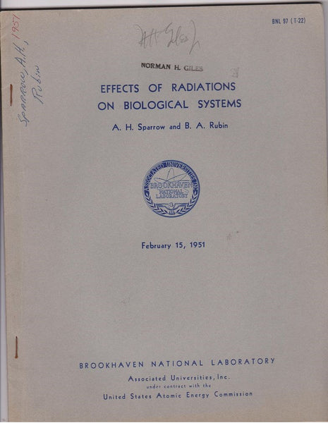 Effects of radiations on biological systems