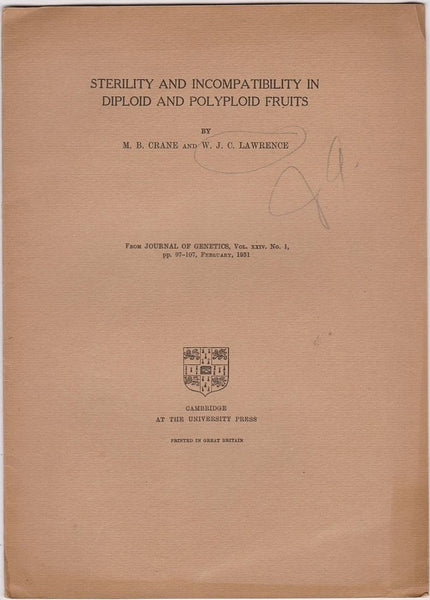 Sterility and incompatibility in diploid and polyploid fruits