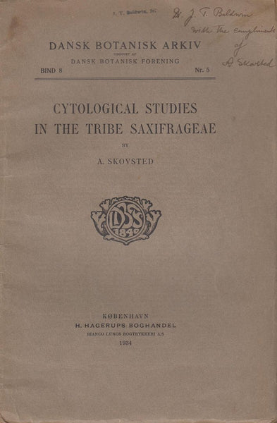 Cytological Studies in the Tribe Saxifrageae