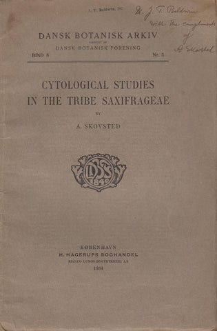 Cytological Studies in the Tribe Saxifrageae