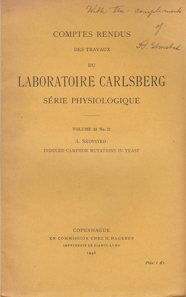 Induced Camphor Mutations in Yeast