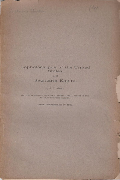 Lophotocarpus of the United States