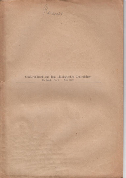 Mendelsche Spaltung und chemisches Gleichgewicht