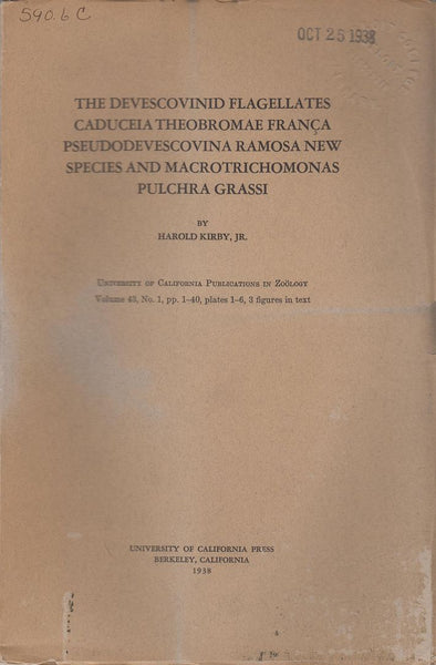 The Devescovinid Flagellates Caduceia Theobromae Franca Pseudodevescovina Ramosa New Species and Macrotrichomonas Pulchra Grassi