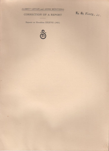 Correction of a Report