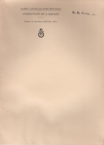 Correction of a Report