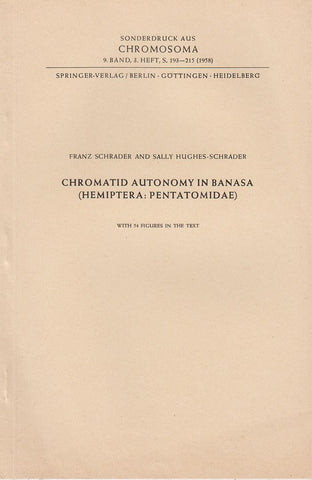 Chromatid Autonomy in Banasa (Hemiptera: Pentatomidae)