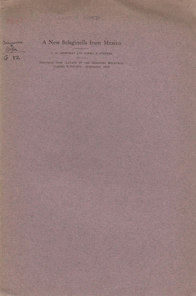 A New Selaginella from Mexico