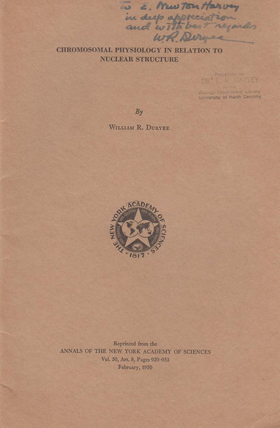Chromosomal Physiology in Relation to Nuclear Structure