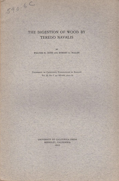 The Digestion of Wood by Teredo Navalis