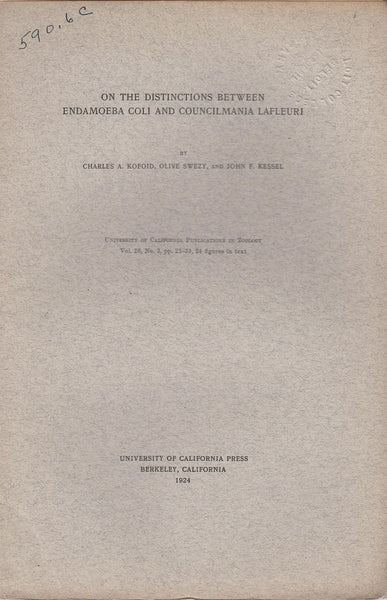 On the Distinctions Between Endamoeba Coli and Councilmania Lafleuri