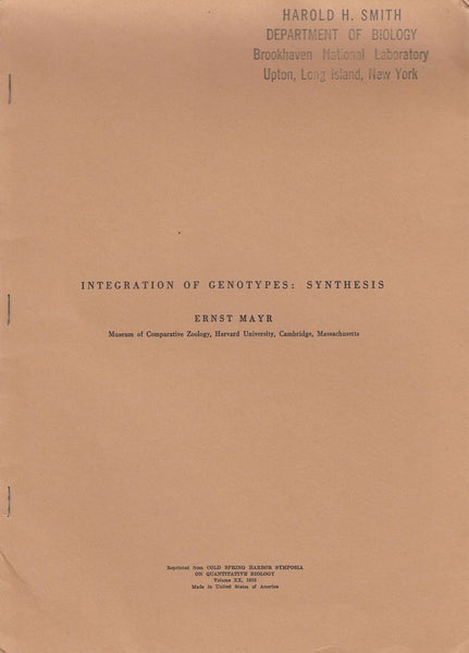 Integration of Genotypes: Synthesis