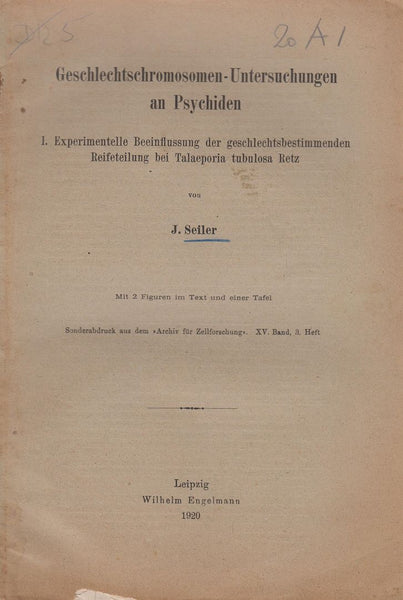 Geschlechtschromosomen-Untersuchungen an Psychiden