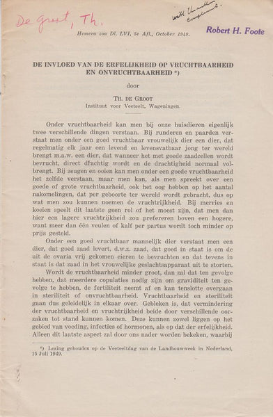 De Invloed van de Erfelijkheid op Vruchtbaarheid en Onvruchtbaarheid