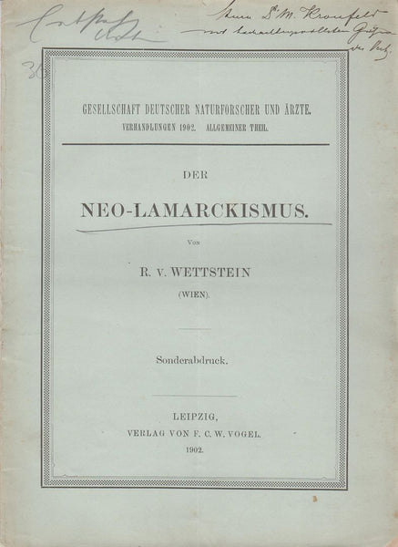 Der Neo-Lamarckismus