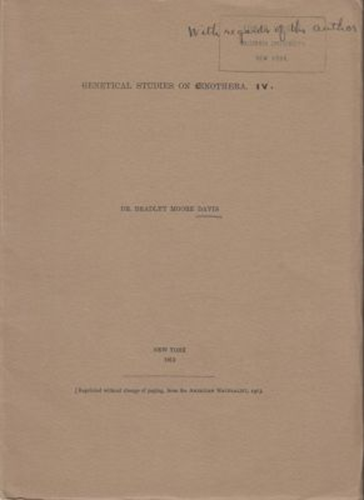Genetical Studies on Oenothera. IV. The Behavior of Hybrids Between Oenothera biennis and Oe. grandiflora in the Second and Third Generations