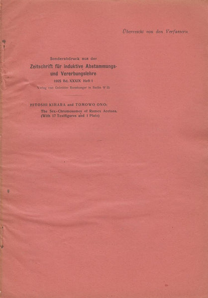 THe Sex-chromosomes of Rumex Acetosa