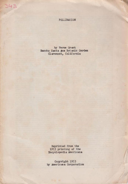 Pollination