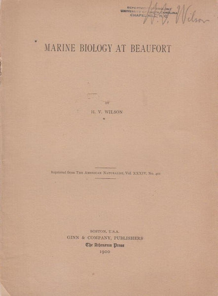 Marine Biology at Beaufort