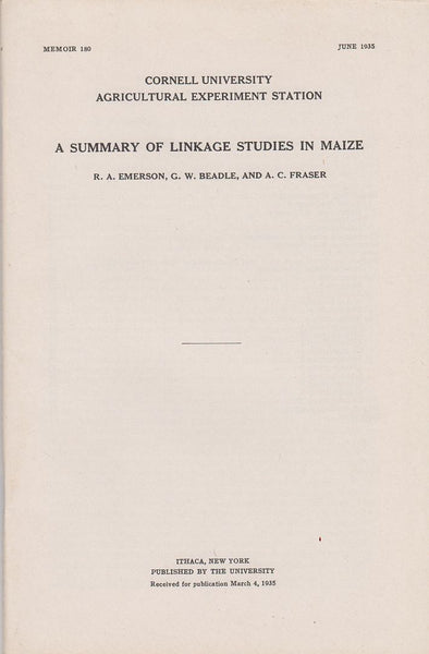A Summary of Linkage Studies in Maize