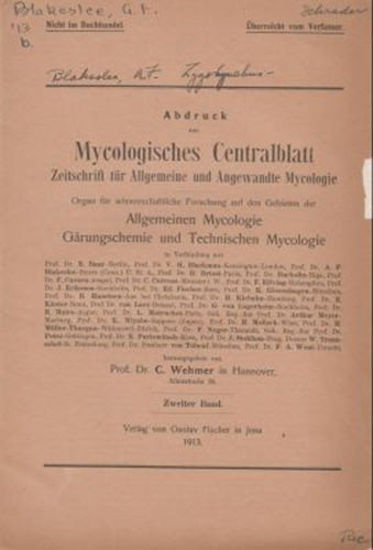 Conjugation in the heterogamic genus Zygorhynchus