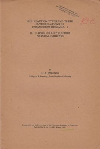 Sex Reaction Types and their Interrelations in Paramecium Bursaria. II. Clones Collected from Natural Habitats