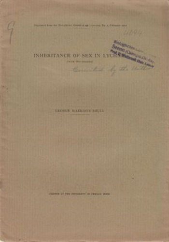 Inheritance of Sex in Lychnis