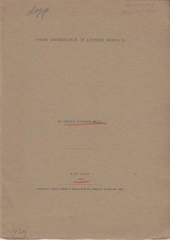 Color Inheritance in Lynchnis Dioica L.