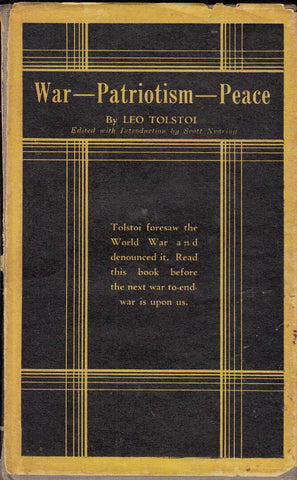 War - Patriotism - Peace
