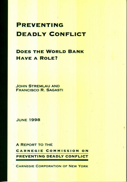 Preventing Deadly Conflict